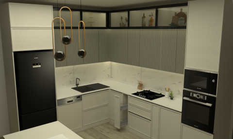 Ozel tasarim mobilya ve mekan cozumleri icin yaratilan farkli stil ve uygulama alternatiflerini yansitan gorsel.